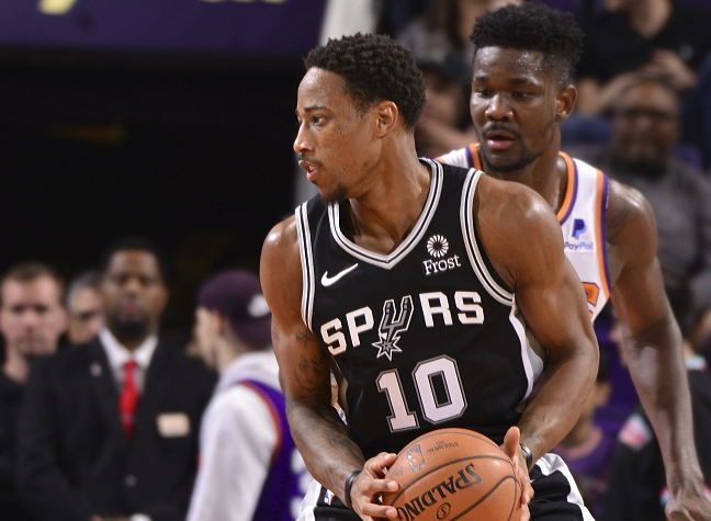 德马尔·德罗赞复古打法(德罗赞绝杀马刺险胜独行侠)